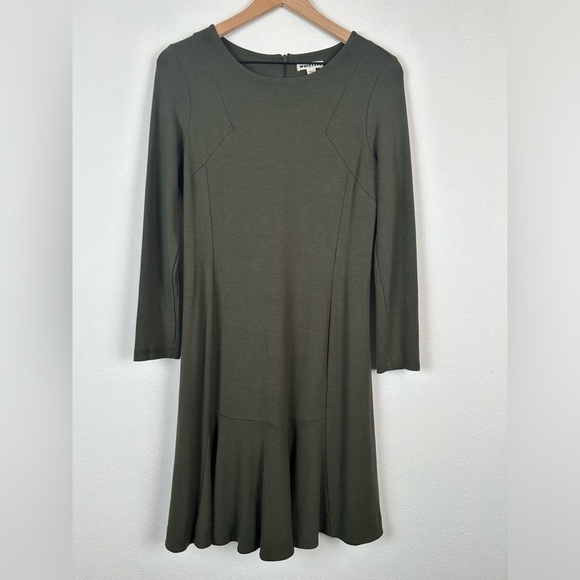 Whistles Long Sleeve Green Dress Viscose 10 - Picture 1 of 10